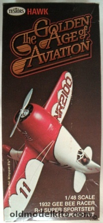 Testors 1/48 1932 Gee Bee R-1 Super Sportster Air Racer, 913 plastic model kit